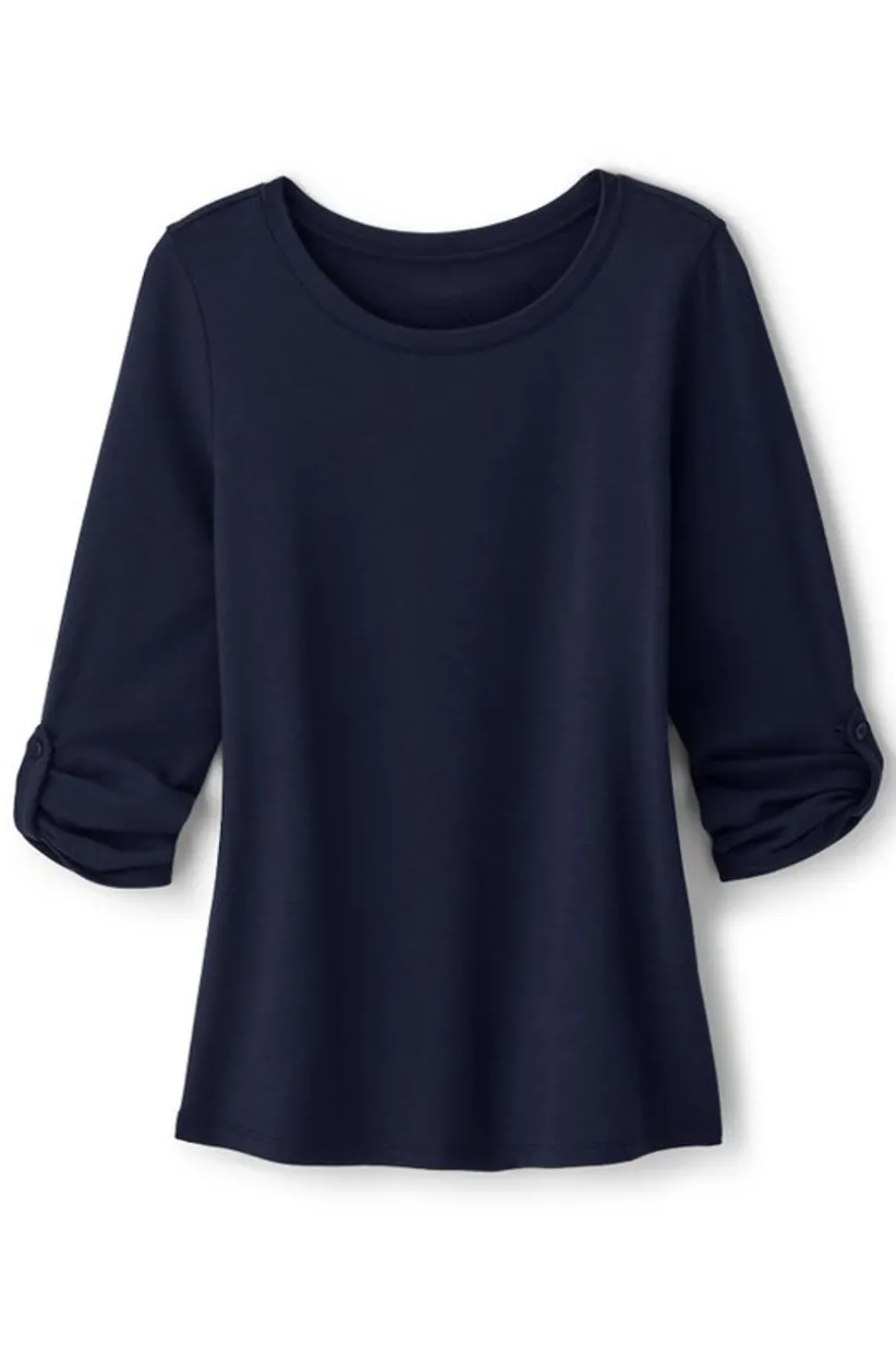 Fina French Terry Tee<Soft Surroundings Hot