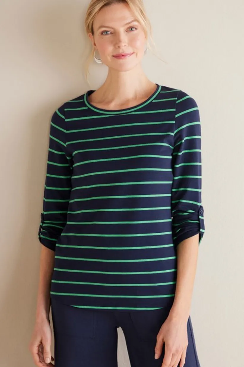 Fina French Terry Tee<Soft Surroundings Hot