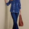 Floreat Velvet Shirt<Soft Surroundings Clearance