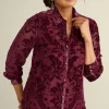 Floreat Velvet Shirt<Soft Surroundings Clearance