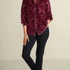 Floreat Velvet Shirt<Soft Surroundings Clearance