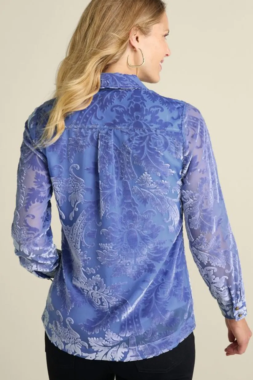 Floreat Velvet Shirt<Soft Surroundings Clearance