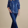 Floreat Velvet Shirt<Soft Surroundings Clearance