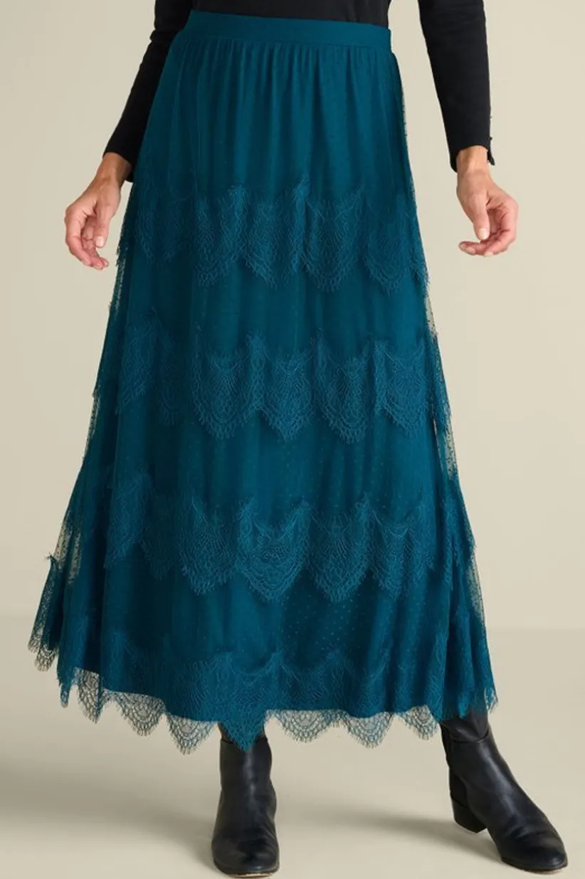 Frederica Lace Maxi Skirt<Soft Surroundings Clearance