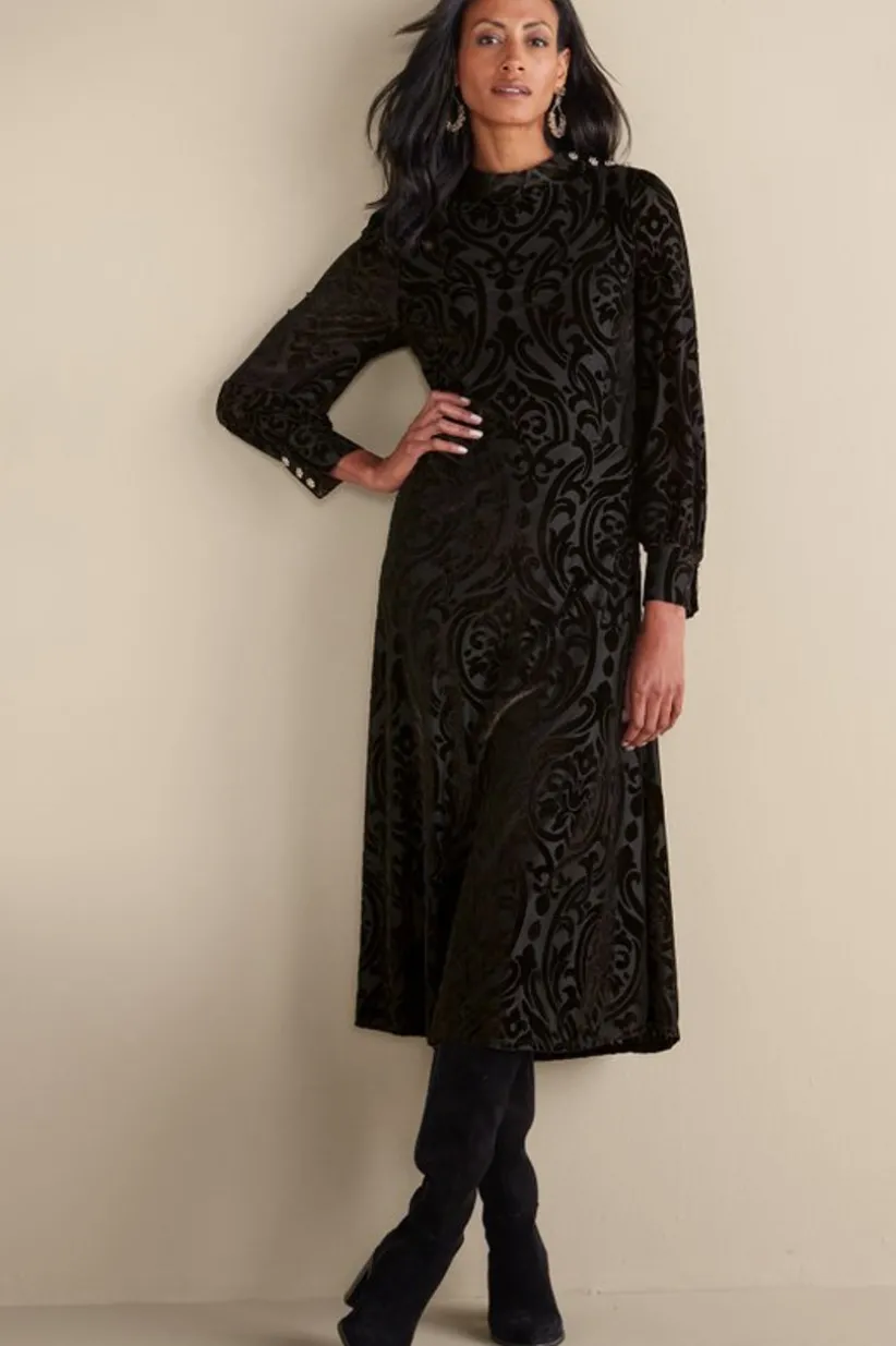 Hadley Velvet Dress<Soft Surroundings Best