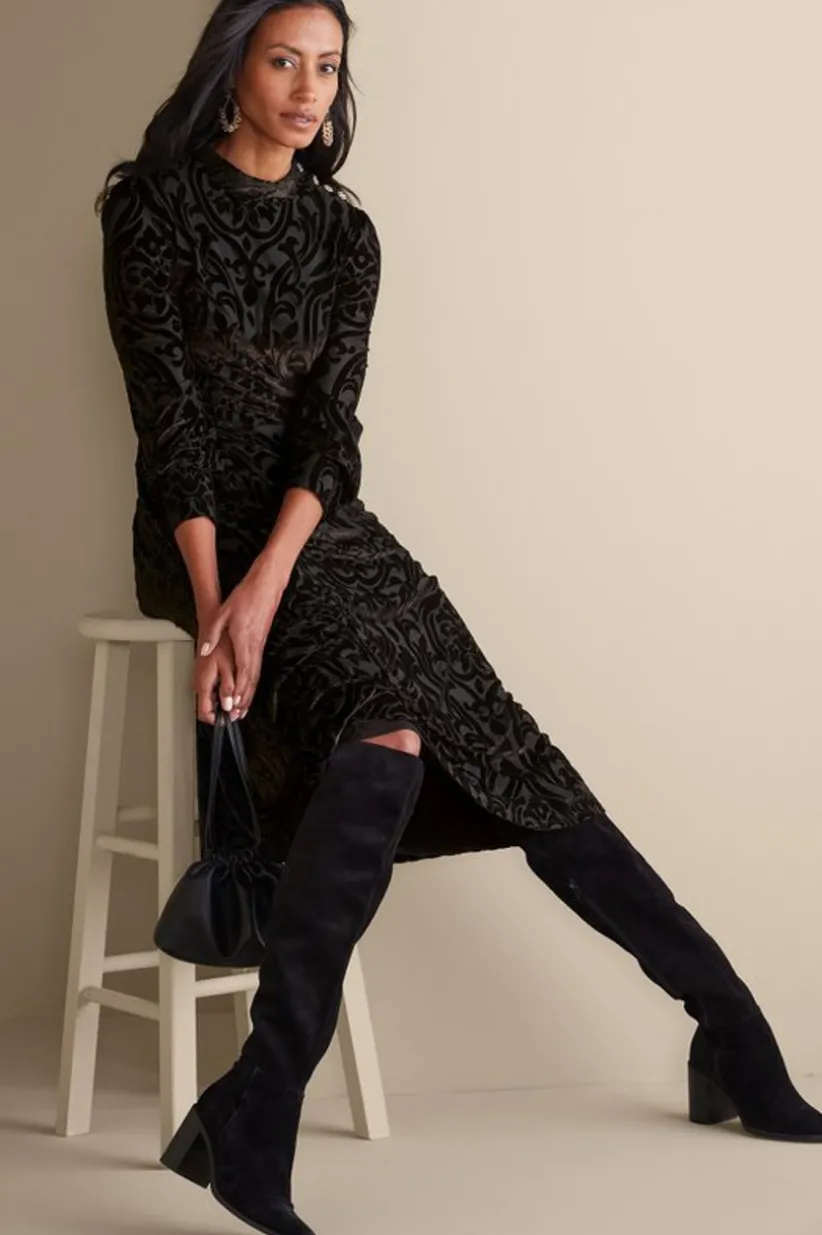 Hadley Velvet Dress<Soft Surroundings Best