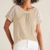 Halle Short Sleeve Top<Soft Surroundings Sale