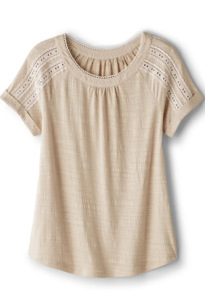 Halle Short Sleeve Top<Soft Surroundings Sale