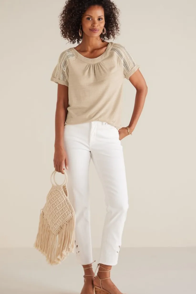 Halle Short Sleeve Top<Soft Surroundings Sale