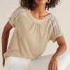 Halle Short Sleeve Top<Soft Surroundings Sale