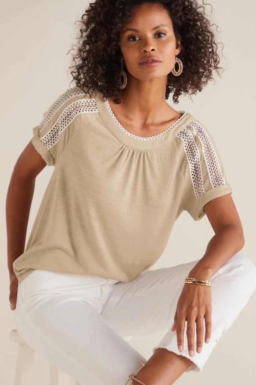Halle Short Sleeve Top<Soft Surroundings Sale