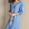 Hasana Linen Blend Midi Dress<Soft Surroundings Hot