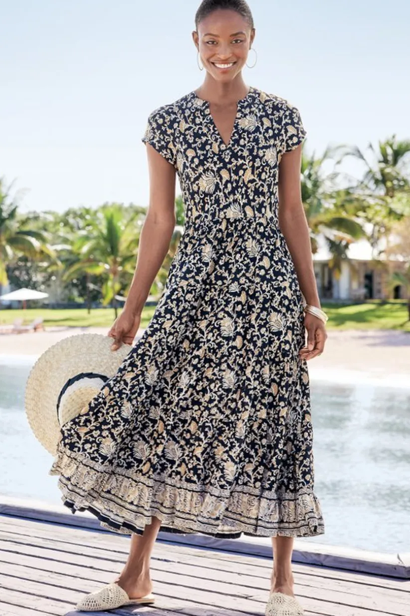 Hollis Midi Dress<Soft Surroundings Clearance