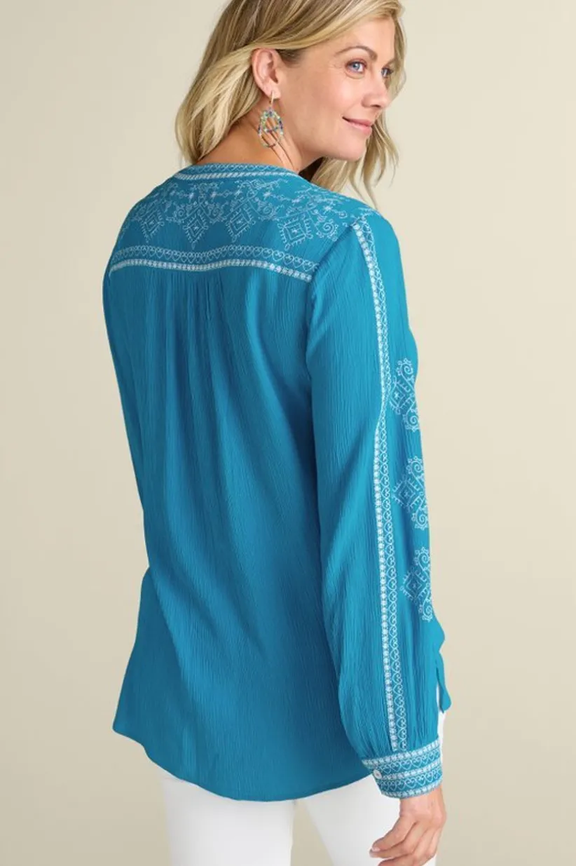 Imane Gauze Tunic<Soft Surroundings Outlet