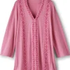 Ingrid Embroidered Tunic<Soft Surroundings Online