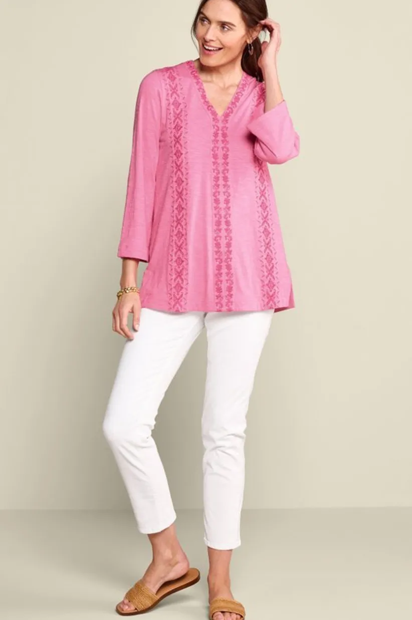 Ingrid Embroidered Tunic<Soft Surroundings Online