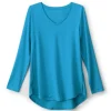 Isabel Pima Long Sleeve Tee<Soft Surroundings Sale