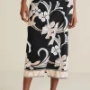 Isla Stretch Linen Midi Skirt<Soft Surroundings Outlet