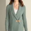 Ivey Cable Knit Cardigan<Soft Surroundings Hot