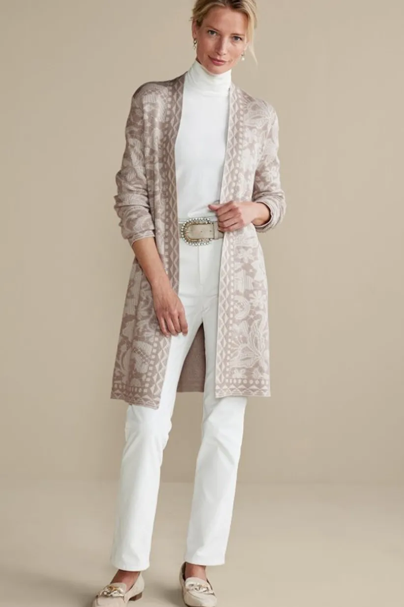 Ivy Shimmer Long Cardigan<Soft Surroundings New