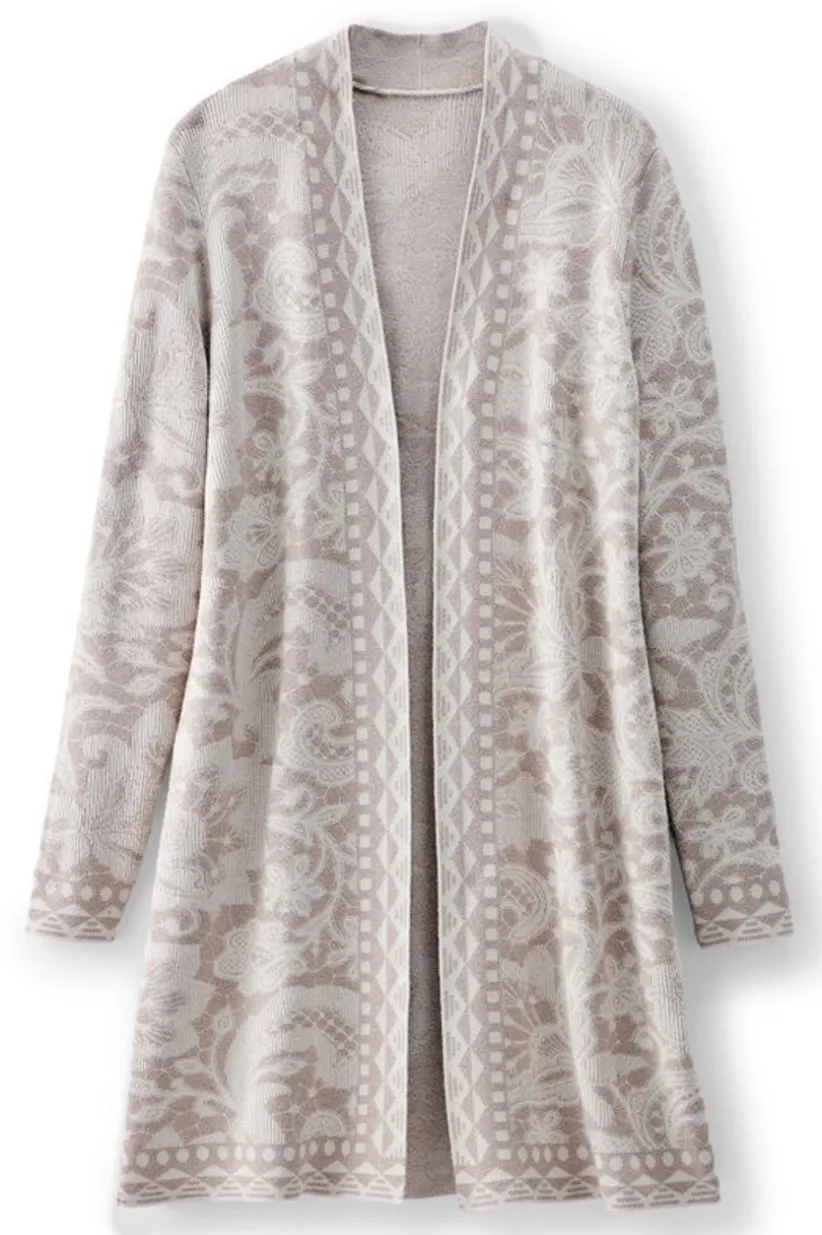 Ivy Shimmer Long Cardigan<Soft Surroundings New