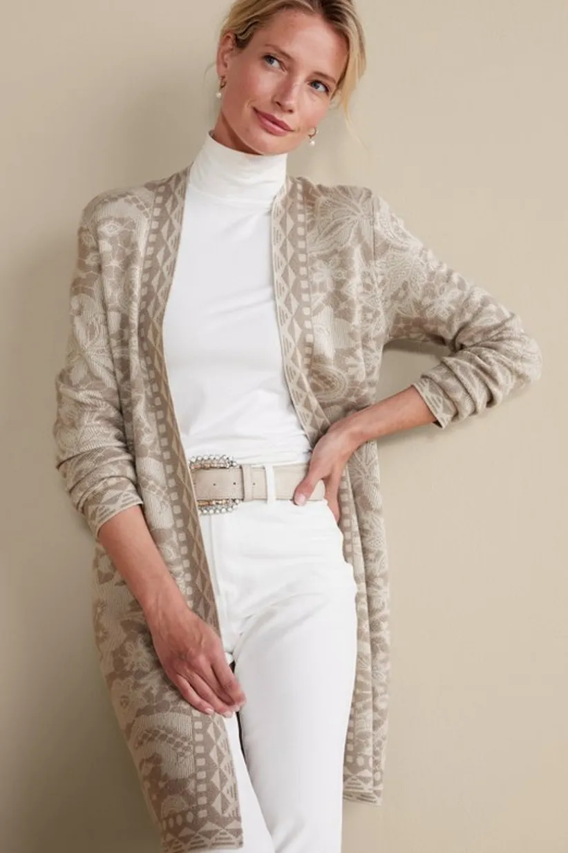 Ivy Shimmer Long Cardigan<Soft Surroundings New