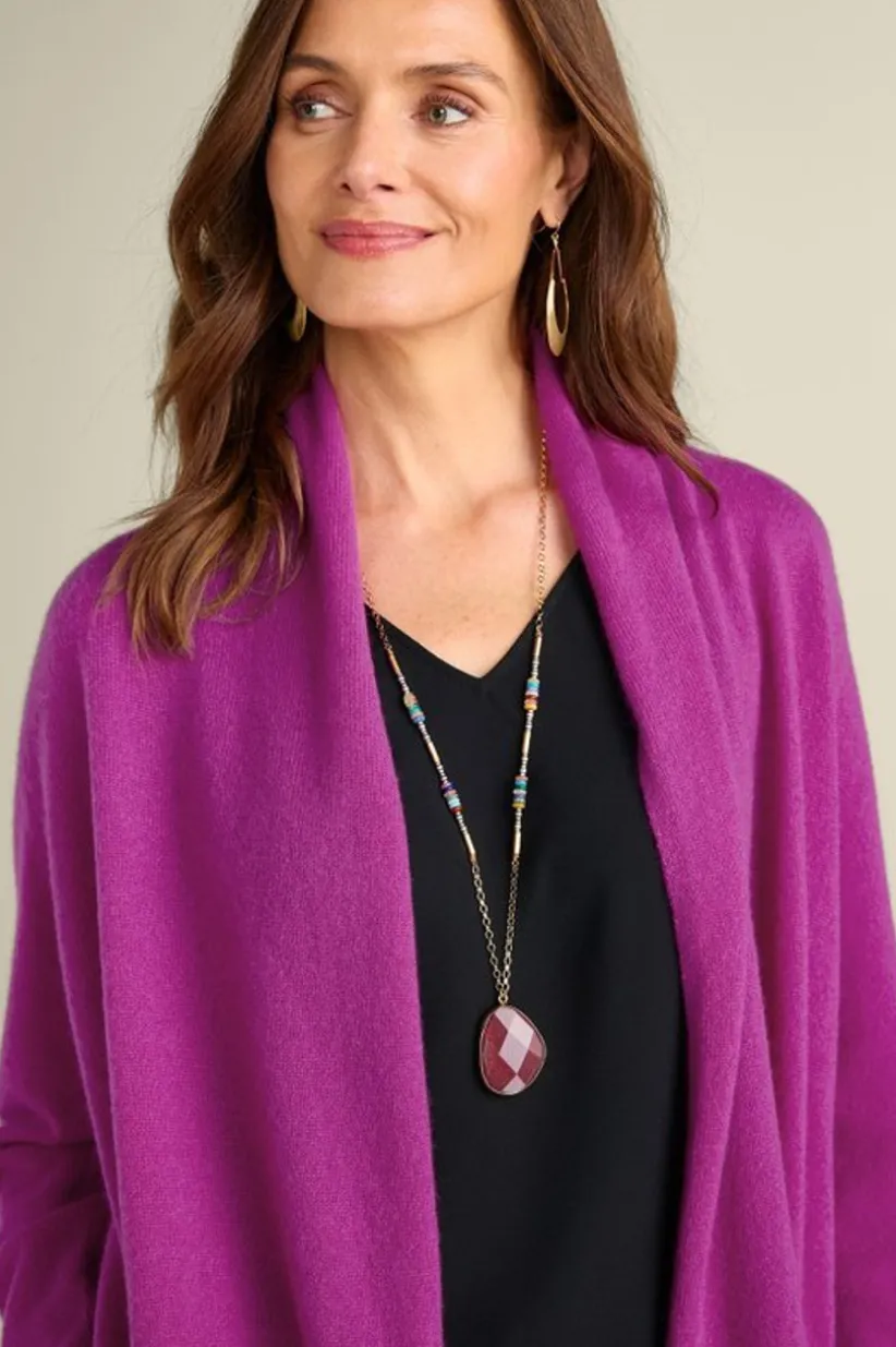 Izzy Cashmere Long Cardigan<Soft Surroundings Clearance