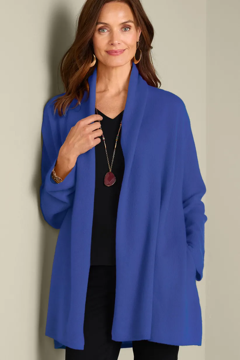 Izzy Cashmere Long Cardigan<Soft Surroundings Clearance