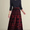 Jacobean Sweater Skirt<Soft Surroundings Clearance