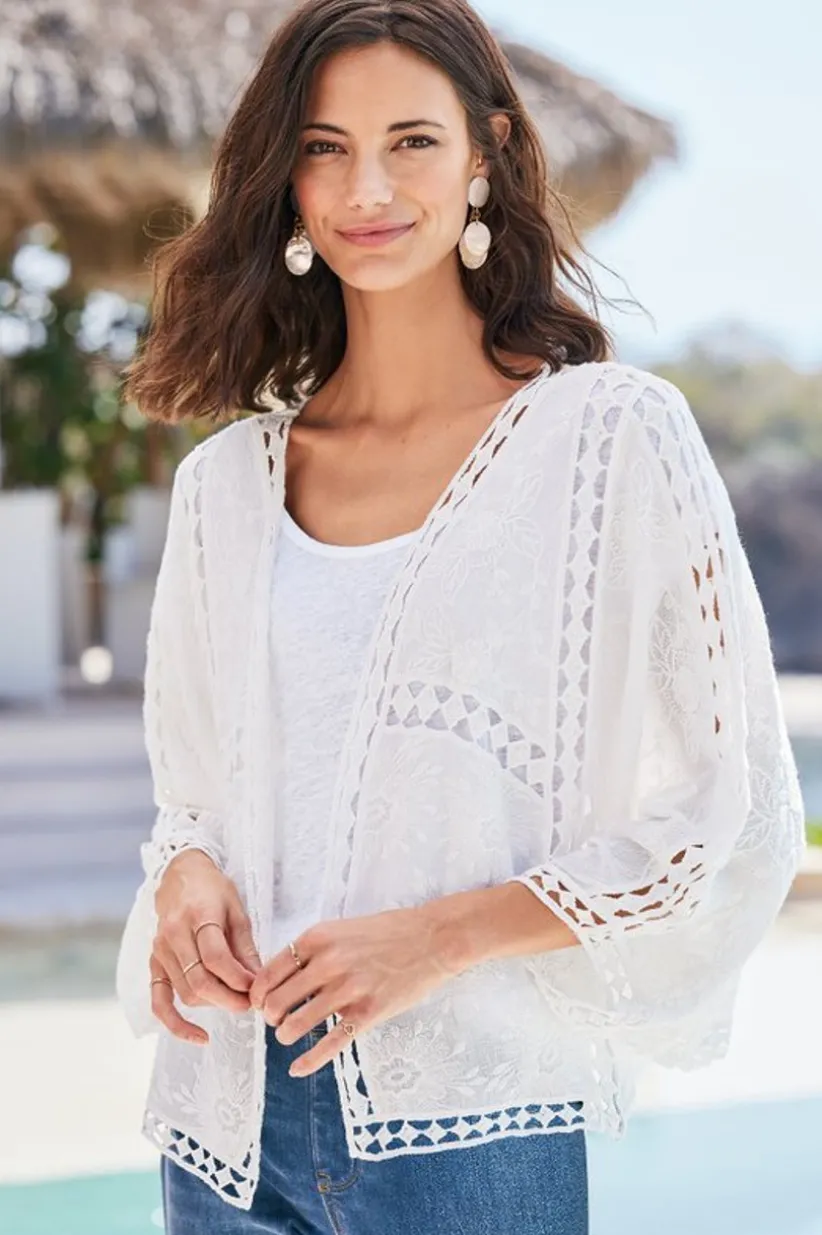 Jasmine Lace Wrap<Soft Surroundings Discount