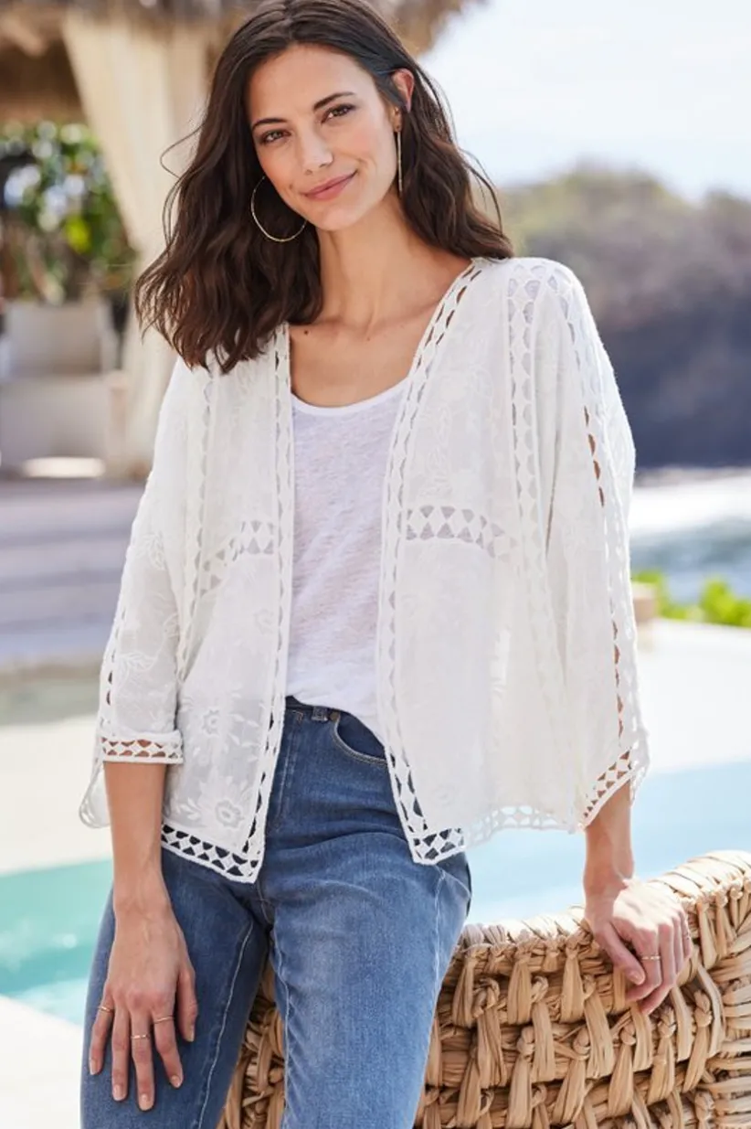 Jasmine Lace Wrap<Soft Surroundings Discount