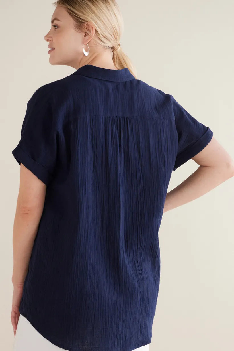 Je Veux Gauze Top<Soft Surroundings Clearance