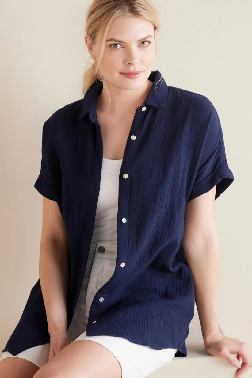 Je Veux Gauze Top<Soft Surroundings Clearance