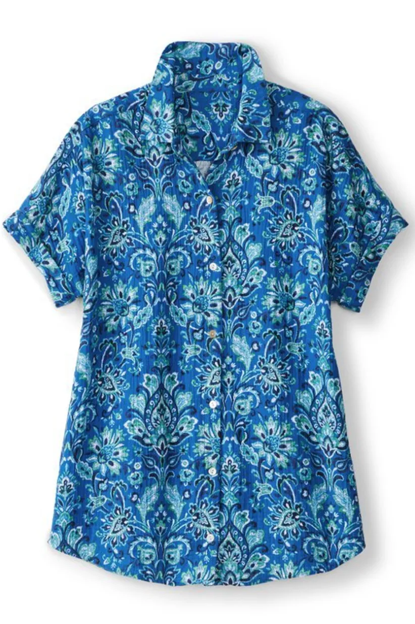 Je Veux Gauze Top<Soft Surroundings Clearance