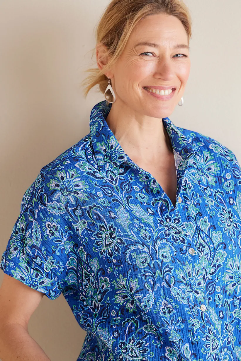 Je Veux Gauze Top<Soft Surroundings Clearance