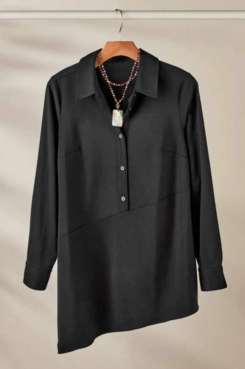 Jeanne Asymmetrical Tunic<Soft Surroundings New