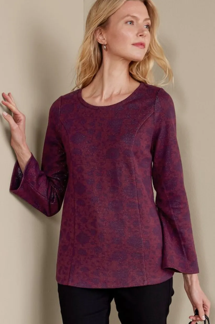 Jeri Jacquard Top<Soft Surroundings Best