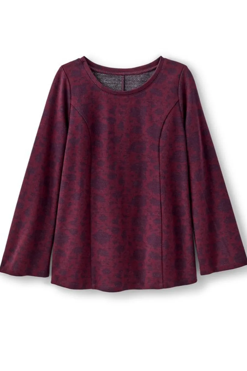 Jeri Jacquard Top<Soft Surroundings Best