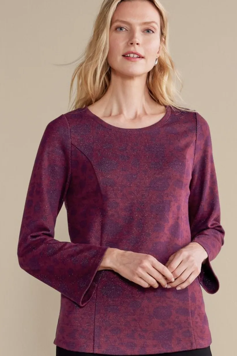 Jeri Jacquard Top<Soft Surroundings Best