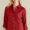 Jordan Linen Blend Shirt<Soft Surroundings Discount