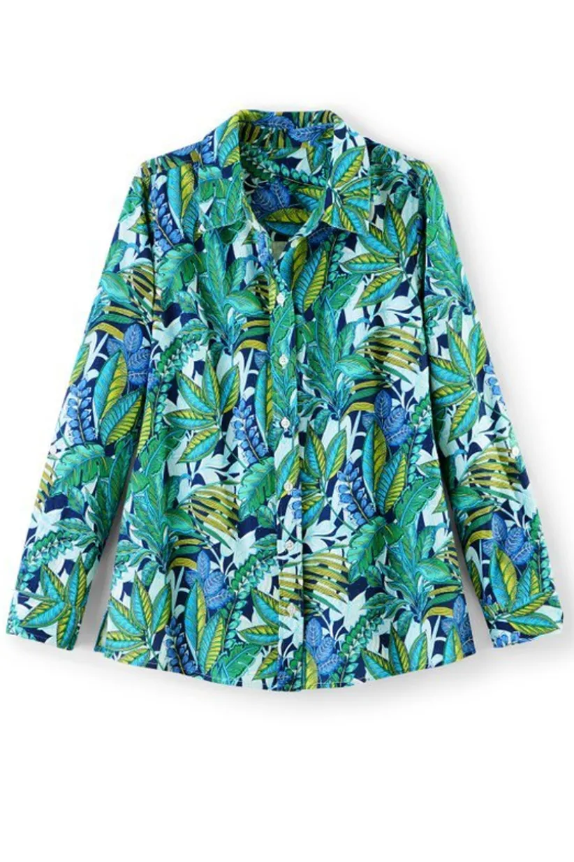 Jordan Linen Blend Shirt<Soft Surroundings Discount