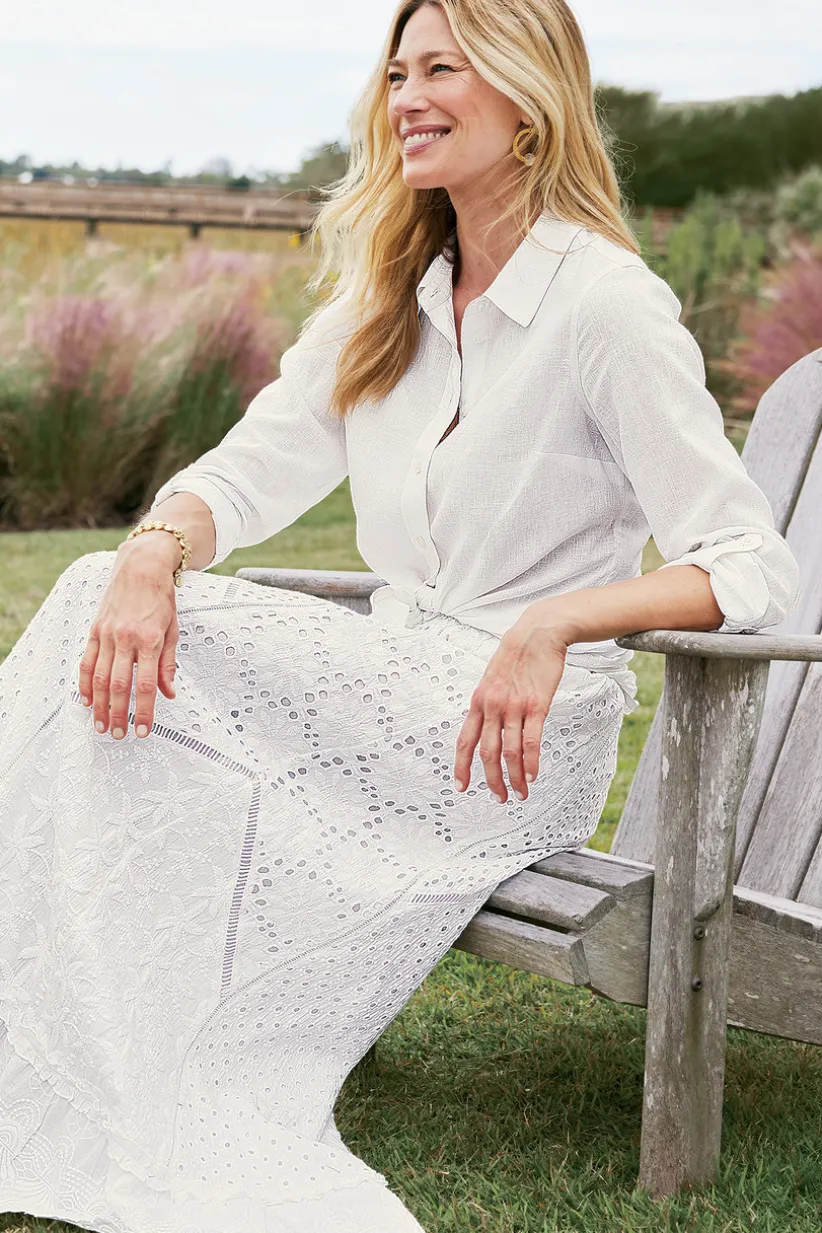 Jordan Linen Blend Shirt<Soft Surroundings Discount