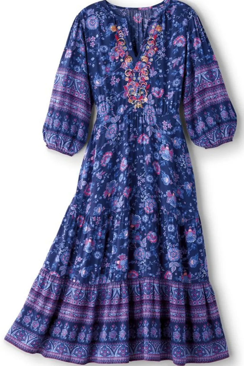 Jordana Midi Dress<Soft Surroundings Fashion