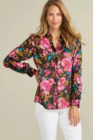 Josie Shimmer Shirt<Soft Surroundings New
