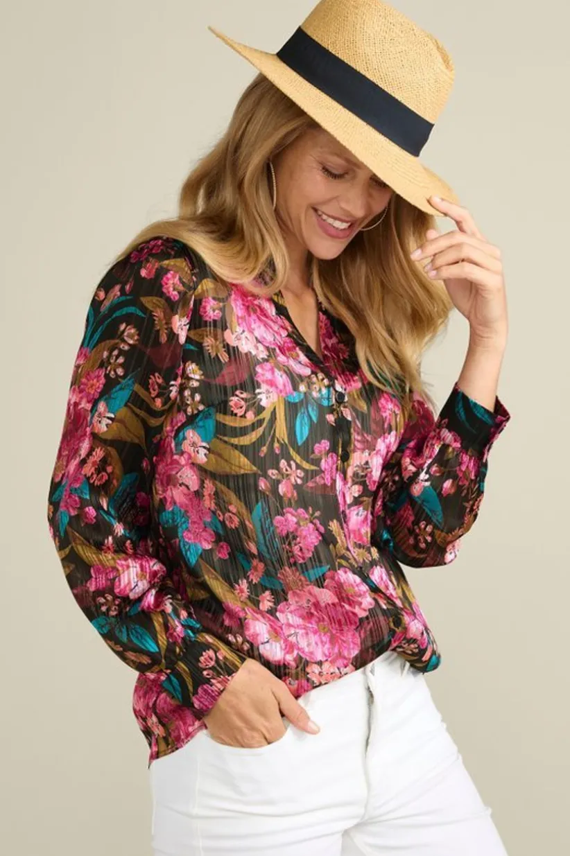 Josie Shimmer Shirt<Soft Surroundings New