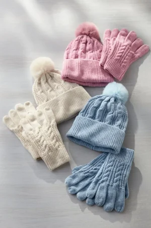 Jules Chenille Hat & Gloves Set<Soft Surroundings Outlet