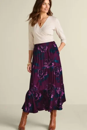 Kara Velvet Skirt<Soft Surroundings Best