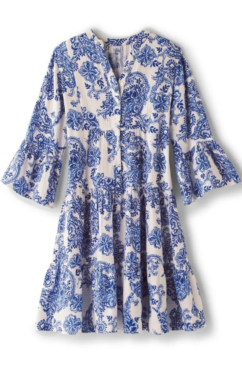 Karis Gauze Short Dress<Soft Surroundings Hot