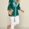 Katie Gauze Tunic<Soft Surroundings Discount