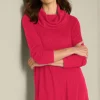 Kayla Rib Knit Cowl Neck Tunic<Soft Surroundings New